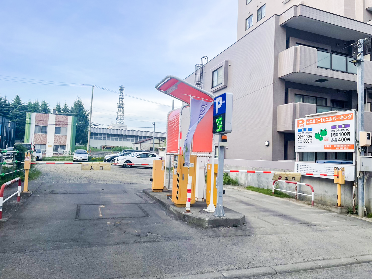 中の島カエルパーキング
